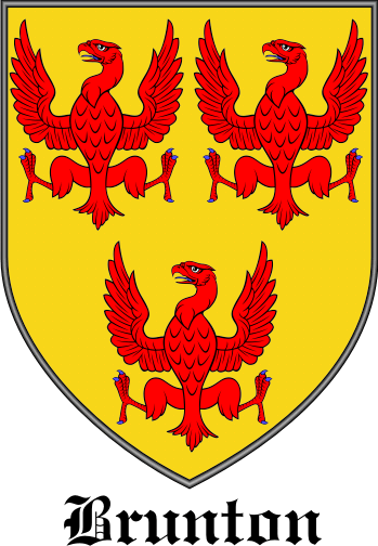 BRUNTON family crest