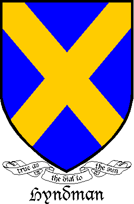 HYNDMAN family crest