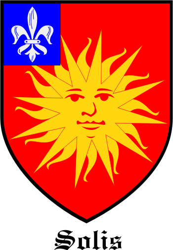 SOLIS family crest